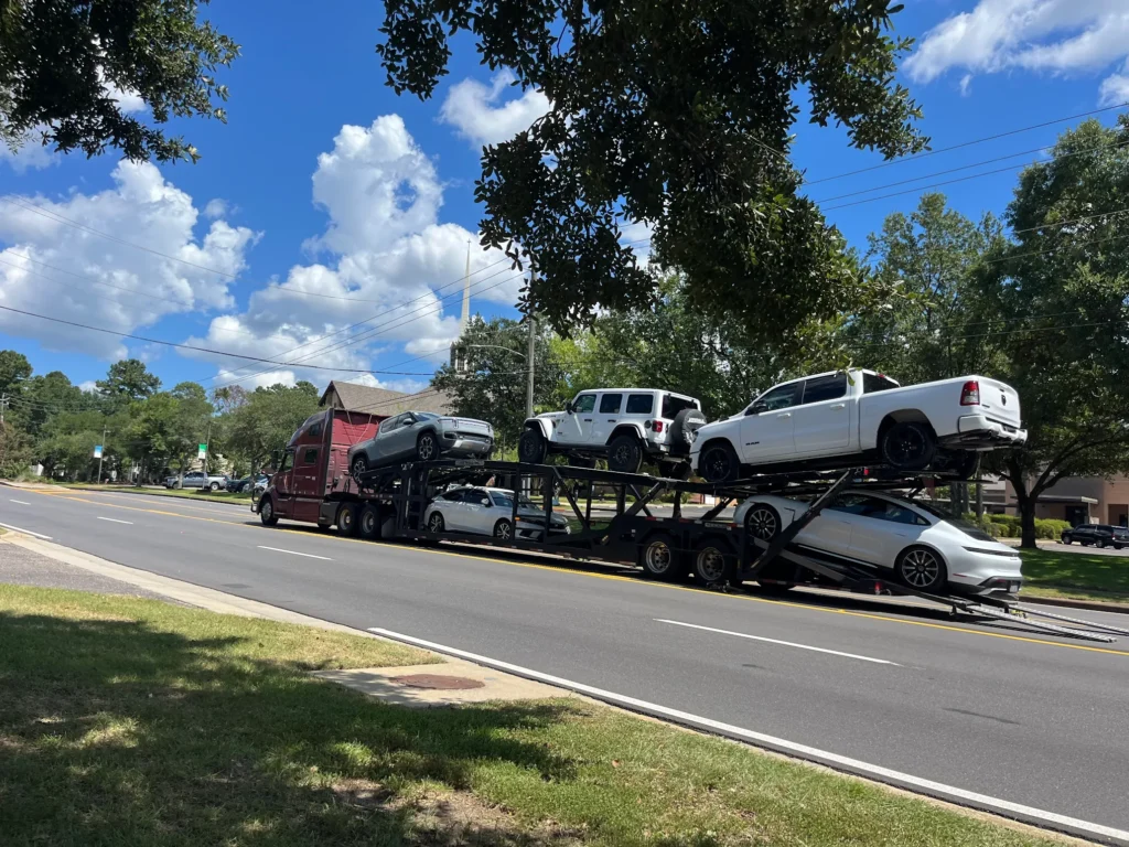 Open car shipping in Tennessee by MAB Movers